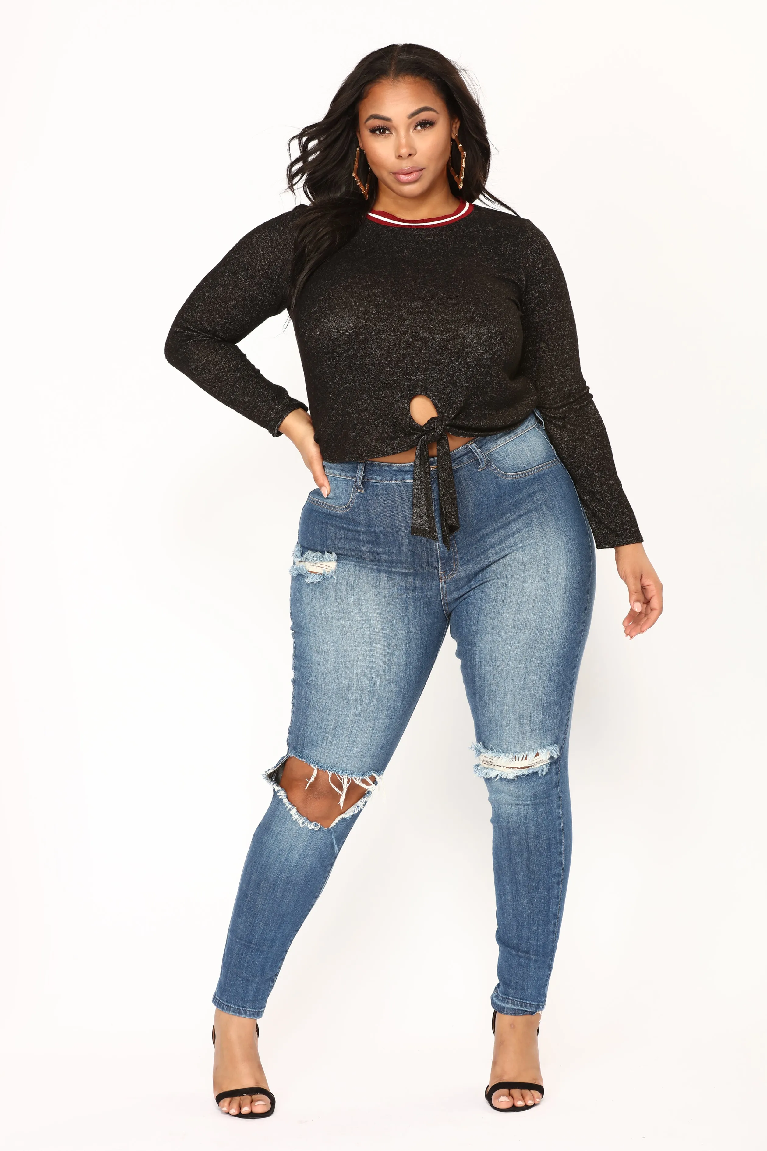 Assisi Skinny Jeans - Medium Blue Wash