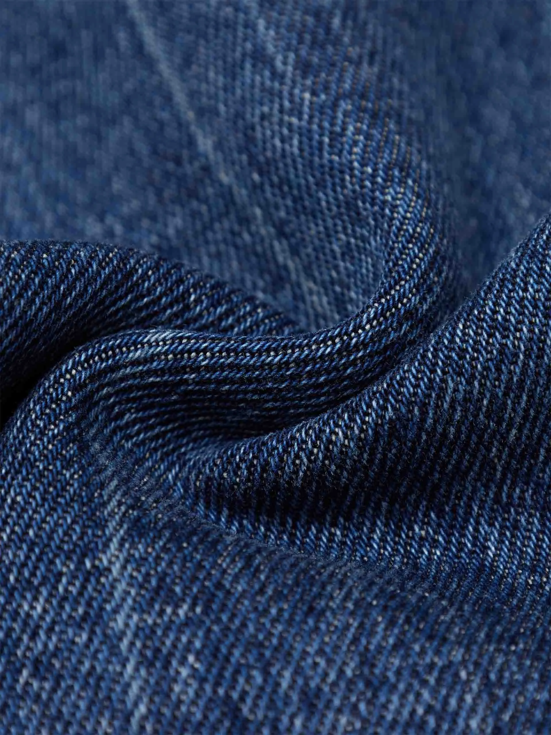Asymmetric Waist Straight Jeans