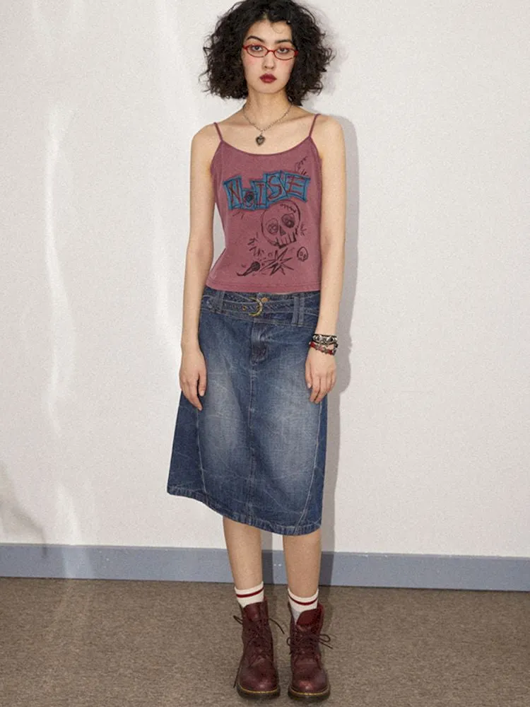 Embroidery Slimming Camisole Tank Top【s0000008835】