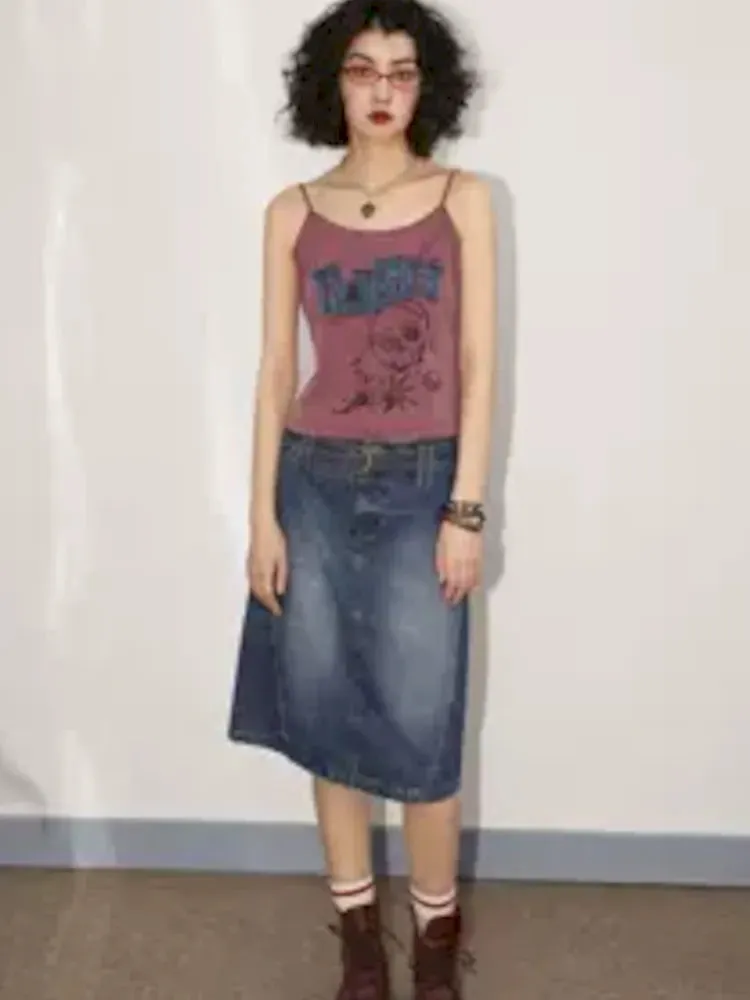 Embroidery Slimming Camisole Tank Top【s0000008835】