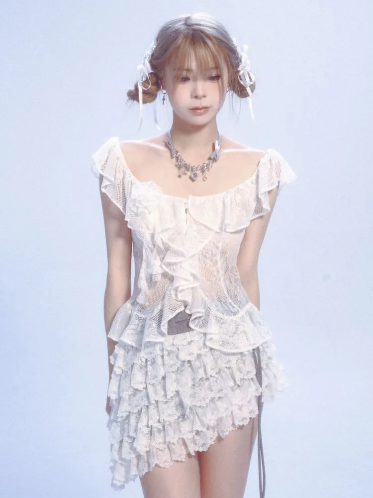 Lace Camisole Tank Top 【s0000007439】