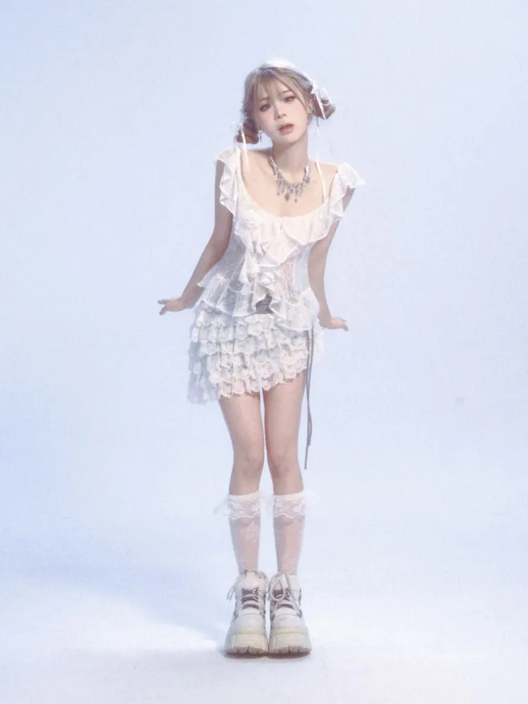 Lace Camisole Tank Top 【s0000007439】