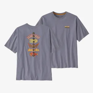 Men's Fitz Roy Wild Responsibili Patagonia T-shirt, gray