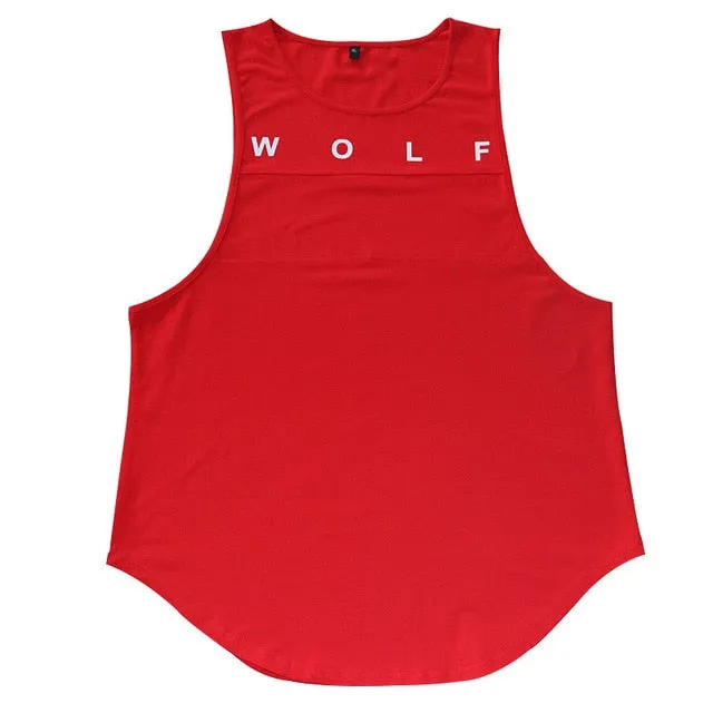 Men's Sleeveless Vests New Absorb Sweat Solid Color Round Collar Breathable Tank Tops Bodybuilding Workout Singlet
