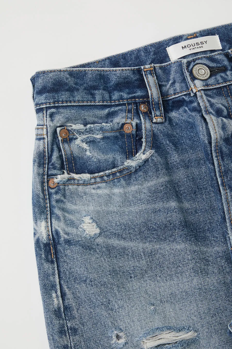 Moussy - MV Odessa Wide Straight in Dark Blue