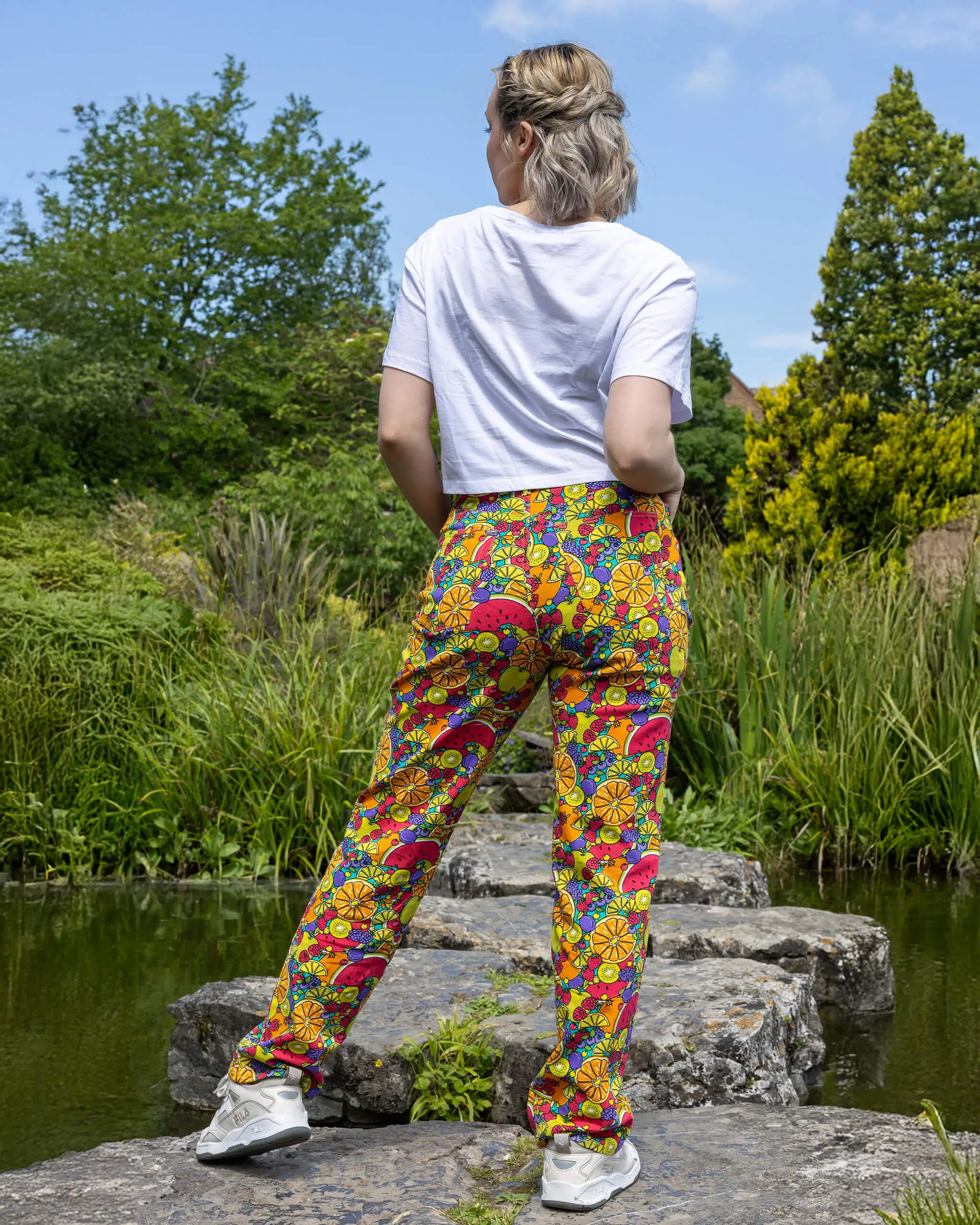 Tutti Frutti Straight Leg High Waisted Jeans