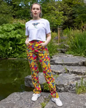 Tutti Frutti Straight Leg High Waisted Jeans