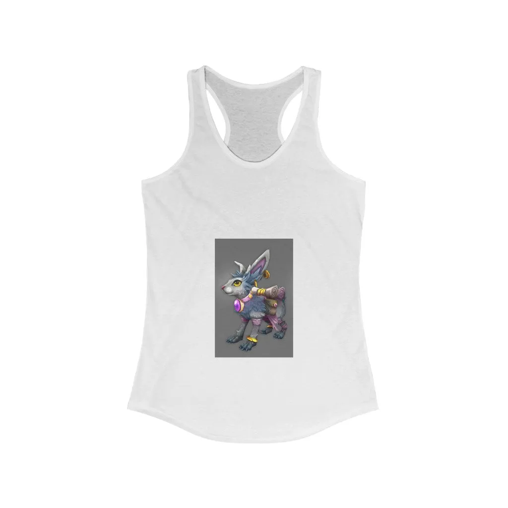 White Amara Women's Ideal Racerback Tank